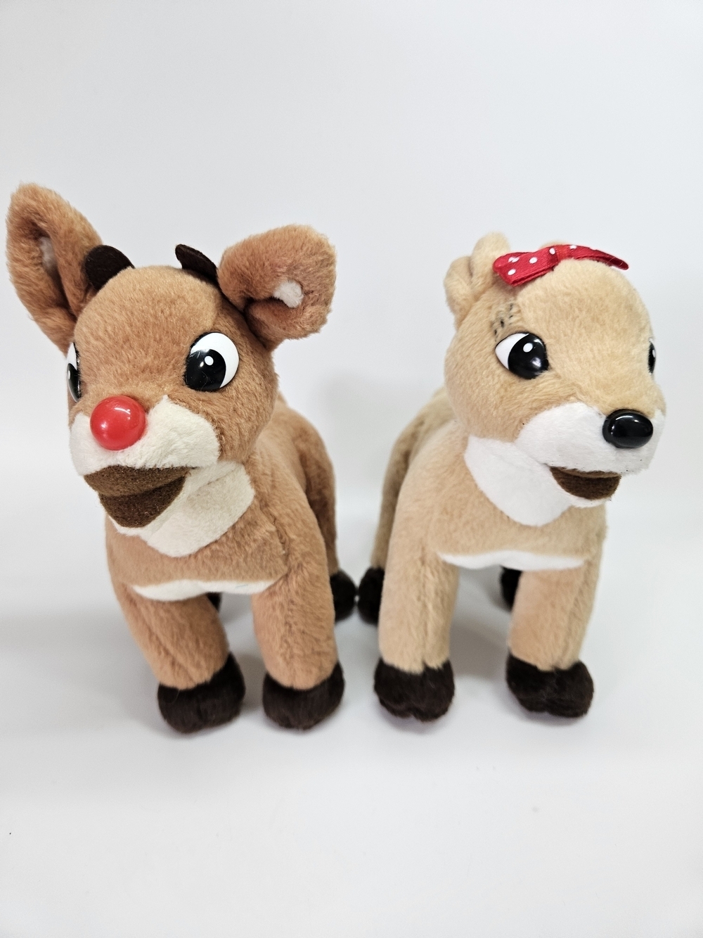 VINTAGE Stuffins CVS Rudolph & Clarice Set Island Of Misfit Toys 6" Plush 1998